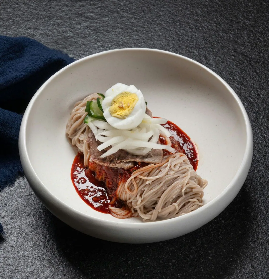 100% 有機 純そば麺 (ビビン冷麺)