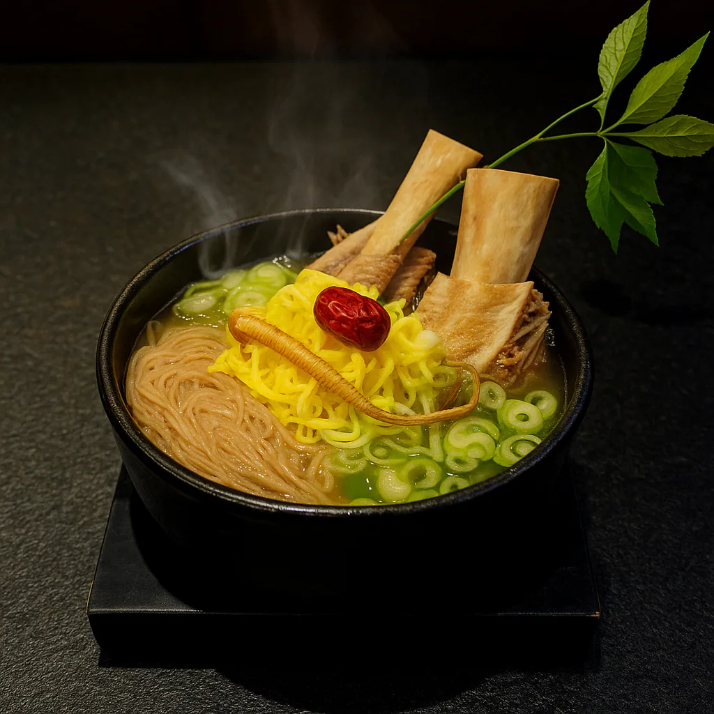 6年根 山養参 純そば ワンカルビスープ (限定)