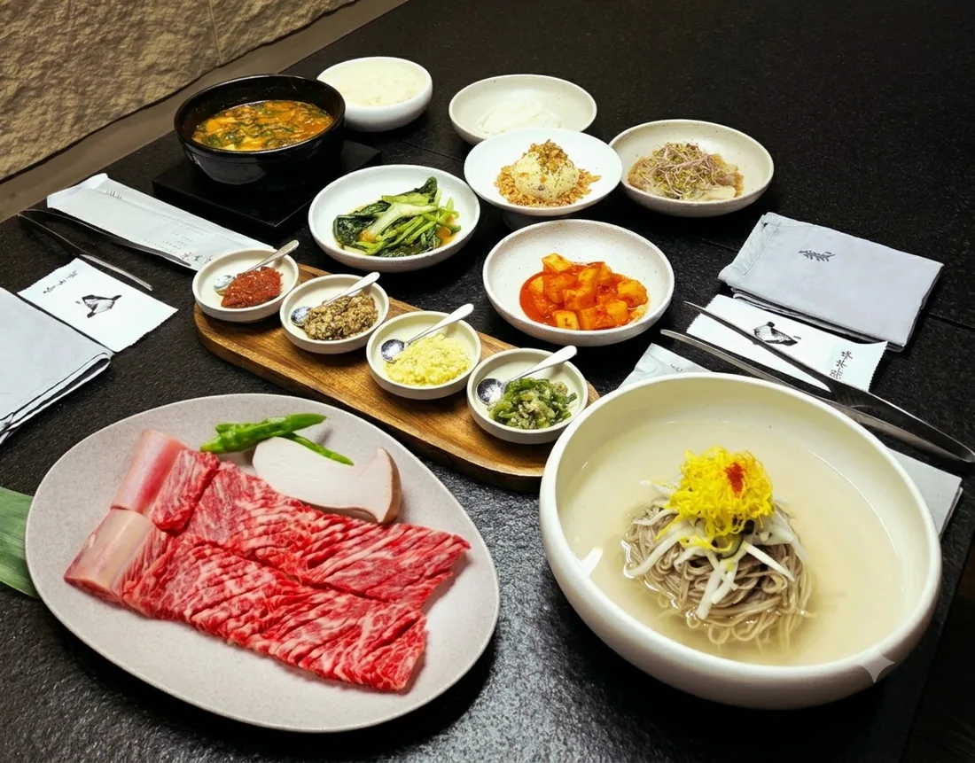 1% 名品 手切り特上 生ワンカルビ 定食